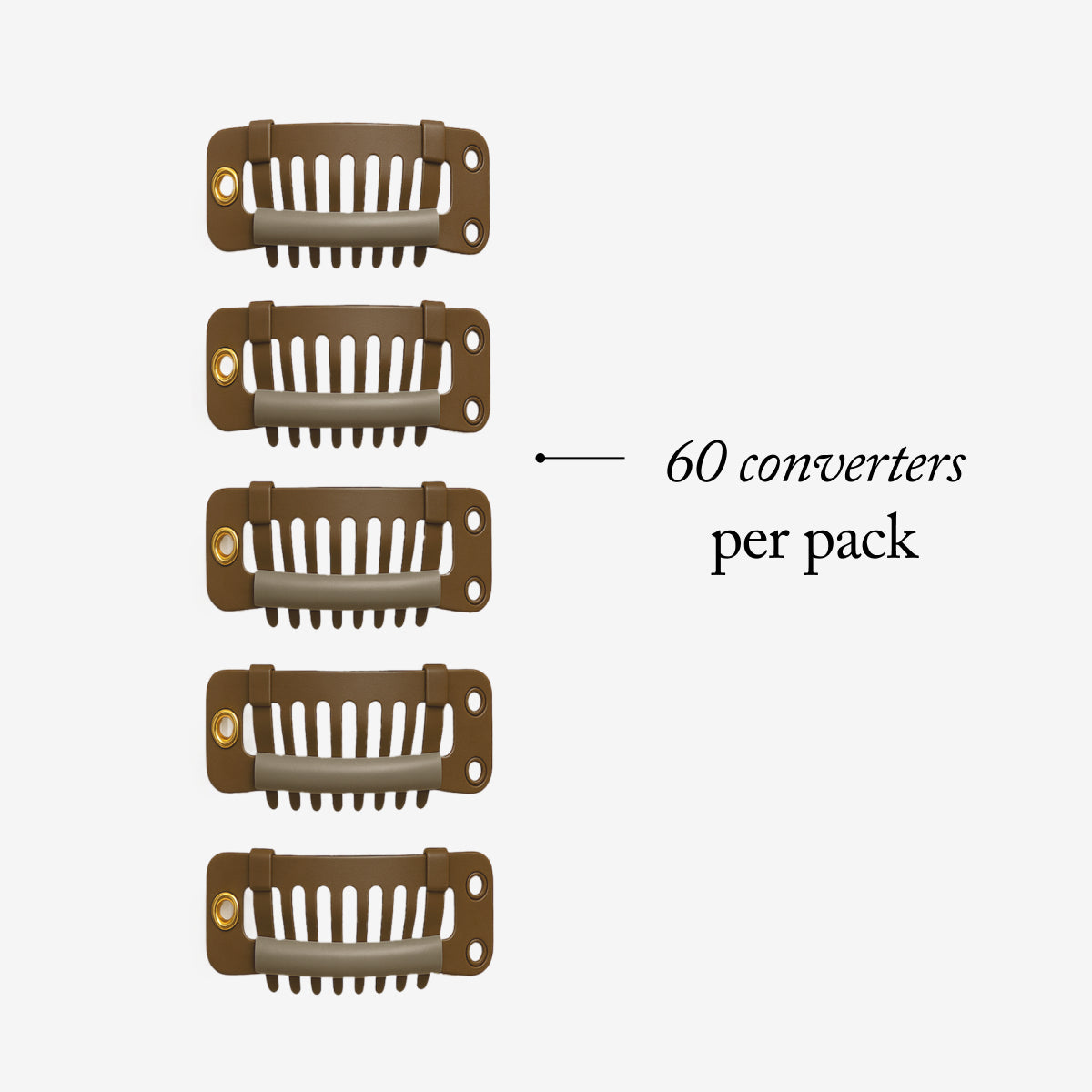 Clip-In Converters Brown