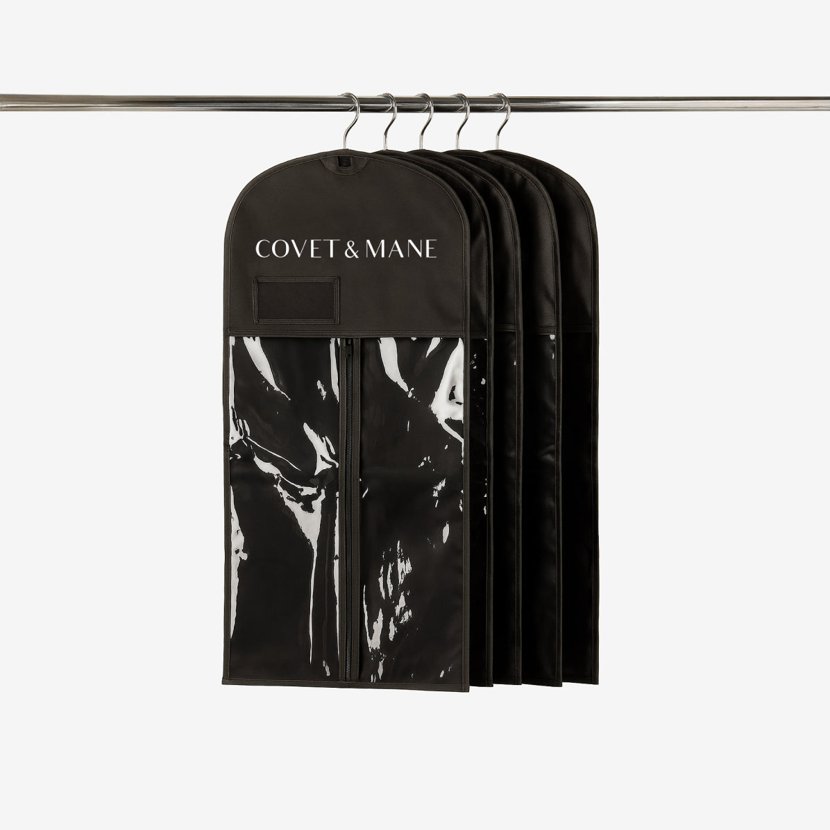 Hangers + Garment Bags (set of 5)